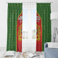 Personalized Morocco Throne Day Window Curtain King Lion Coat Of Arms