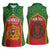 Personalized Morocco Throne Day Women Sleeveless Polo Shirt King Lion Coat Of Arms