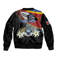 Personalized Eswatini Independece Day Bomber Jacket Coat Of Arms With Map - Wonder Print Shop