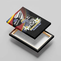 Eswatini Independece Day Canvas Wall Art Coat Of Arms With Map - Wonder Print Shop