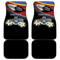 Eswatini Independece Day Car Mats Coat Of Arms With Map - Wonder Print Shop