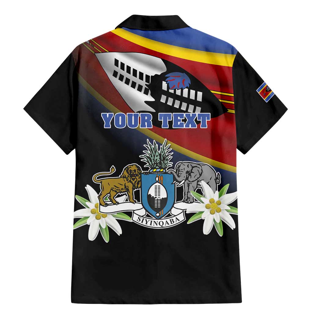 Personalized Eswatini Independece Day Family Matching Mermaid Dress and Hawaiian Shirt Coat Of Arms With Map - Wonder Print Shop