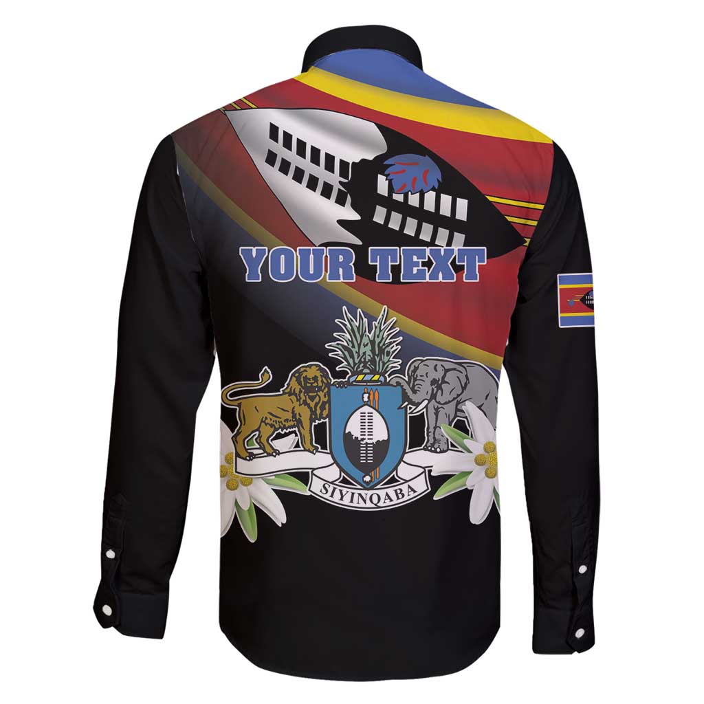 Personalized Eswatini Independece Day Family Matching Puletasi and Hawaiian Shirt Coat Of Arms With Map - Wonder Print Shop