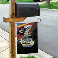 Eswatini Independece Day Garden Flag Coat Of Arms With Map - Wonder Print Shop