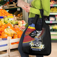 Eswatini Independece Day Grocery Bag Coat Of Arms With Map - Wonder Print Shop