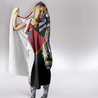 Eswatini Independece Day Hooded Blanket Coat Of Arms With Map - Wonder Print Shop