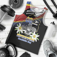 Personalized Eswatini Independece Day Men Tank Top Coat Of Arms With Map - Wonder Print Shop