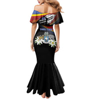 Personalized Eswatini Independece Day Mermaid Dress Coat Of Arms With Map - Wonder Print Shop