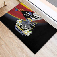 Eswatini Independece Day Rubber Doormat Coat Of Arms With Map - Wonder Print Shop