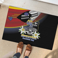 Eswatini Independece Day Rubber Doormat Coat Of Arms With Map - Wonder Print Shop