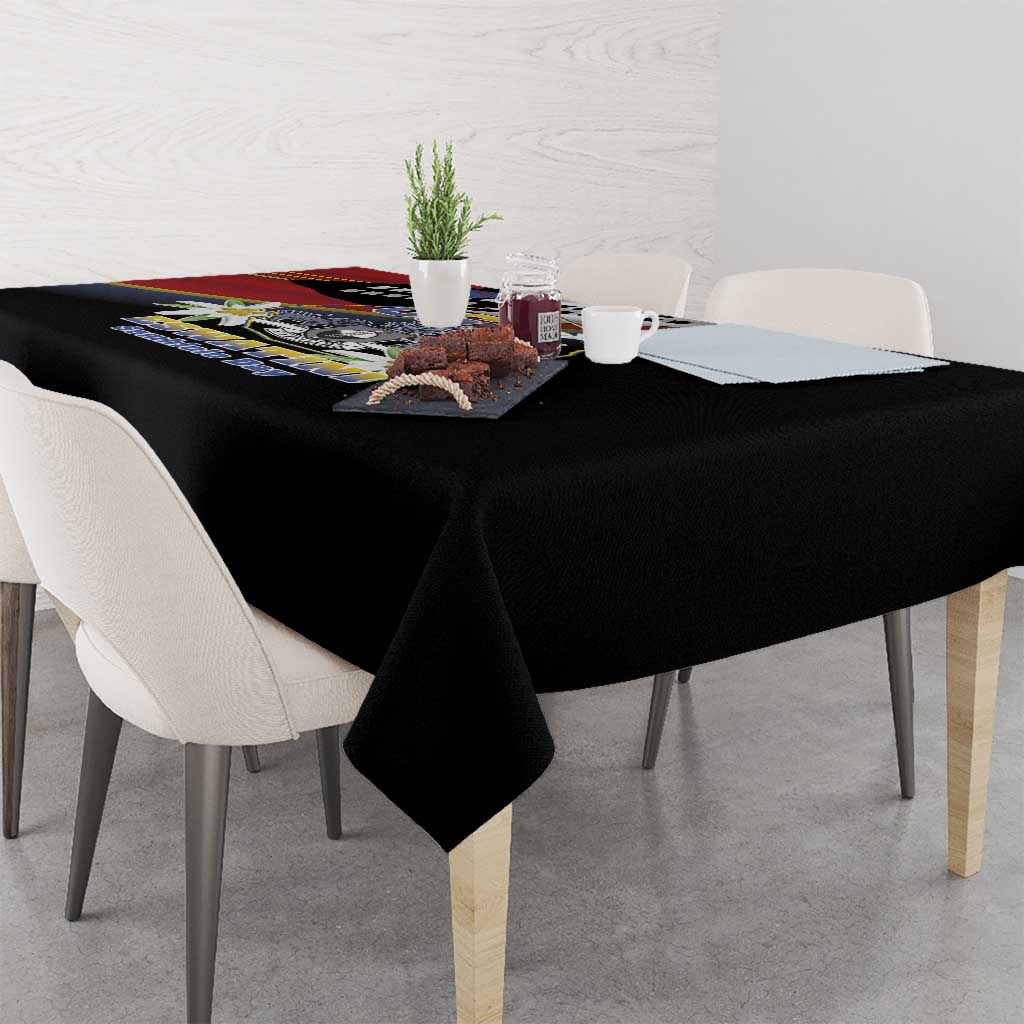 Eswatini Independece Day Tablecloth Coat Of Arms With Map - Wonder Print Shop