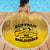 African American Buffalo Soldier Beach Blanket We Can We Will - Yellow - Wonder Print Shop