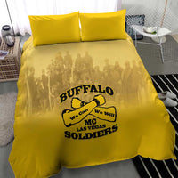 African American Buffalo Soldier Bedding Set We Can We Will - Yellow - Wonder Print Shop
