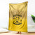 African American Buffalo Soldier Blanket We Can We Will - Yellow - Wonder Print Shop