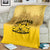 African American Buffalo Soldier Blanket We Can We Will - Yellow - Wonder Print Shop