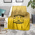 African American Buffalo Soldier Blanket We Can We Will - Yellow - Wonder Print Shop