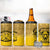 Personalized African American Buffalo Soldier 4 in 1 Can Cooler Tumbler We Can We Will - Yellow - Wonder Print Shop