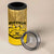 Personalized African American Buffalo Soldier 4 in 1 Can Cooler Tumbler We Can We Will - Yellow - Wonder Print Shop