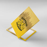 African American Buffalo Soldier Canvas Wall Art We Can We Will - Yellow - Wonder Print Shop