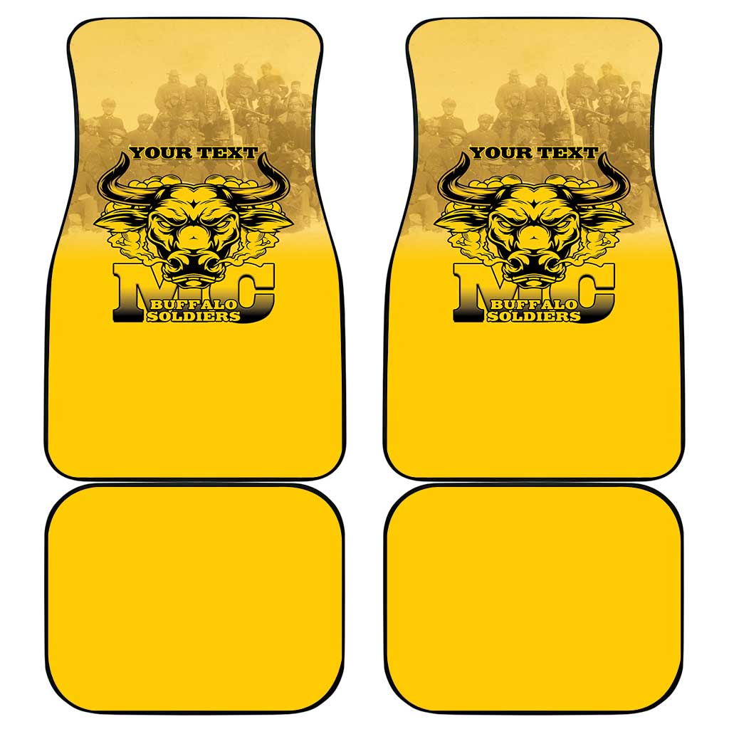 African American Buffalo Soldier Car Mats We Can We Will - Yellow - Wonder Print Shop