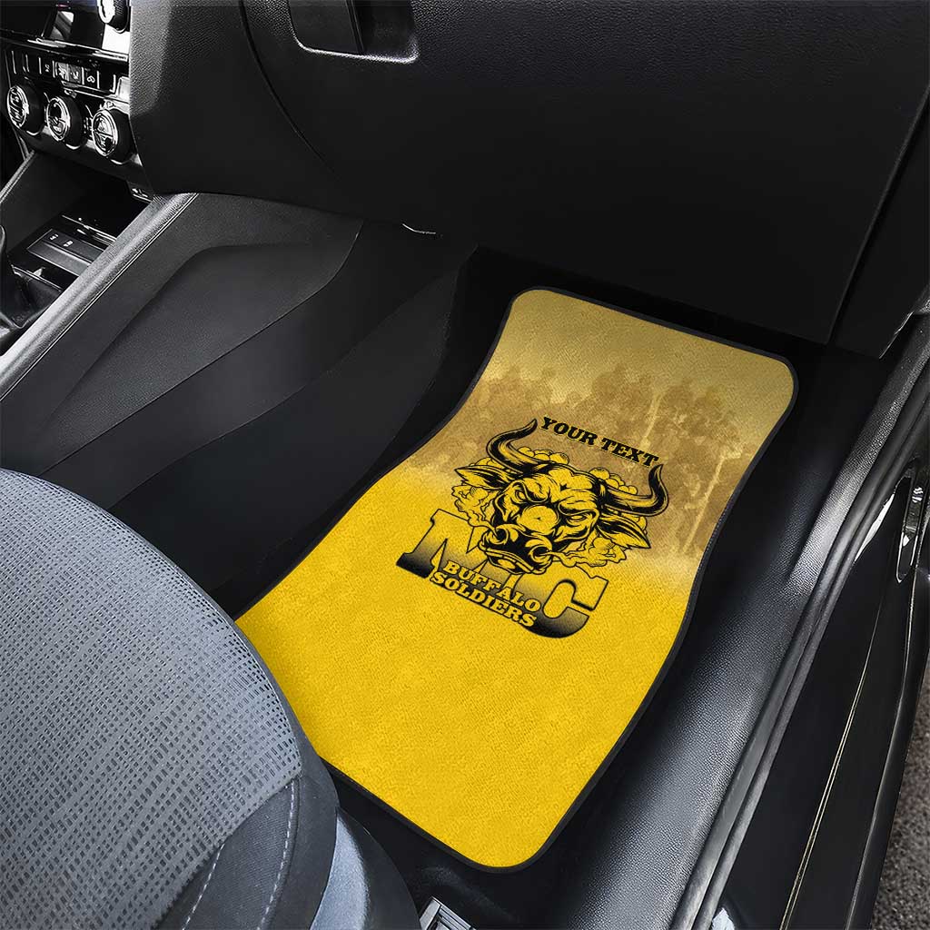 African American Buffalo Soldier Car Mats We Can We Will - Yellow - Wonder Print Shop