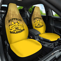 African American Buffalo Soldier Car Seat Cover We Can We Will - Yellow - Wonder Print Shop
