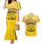 Personalized African American Buffalo Soldier Couples Matching Mermaid Dress and Hawaiian Shirt We Can We Will - Yellow - Wonder Print Shop