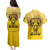 Personalized African American Buffalo Soldier Couples Matching Puletasi and Hawaiian Shirt We Can We Will - Yellow - Wonder Print Shop