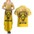 Personalized African American Buffalo Soldier Couples Matching Summer Maxi Dress and Hawaiian Shirt We Can We Will - Yellow - Wonder Print Shop