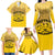 Personalized African American Buffalo Soldier Family Matching Long Sleeve Bodycon Dress and Hawaiian Shirt We Can We Will - Yellow - Wonder Print Shop
