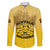 Personalized African American Buffalo Soldier Family Matching Long Sleeve Bodycon Dress and Hawaiian Shirt We Can We Will - Yellow - Wonder Print Shop