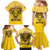 Personalized African American Buffalo Soldier Family Matching Mermaid Dress and Hawaiian Shirt We Can We Will - Yellow - Wonder Print Shop
