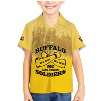 Personalized African American Buffalo Soldier Family Matching Mermaid Dress and Hawaiian Shirt We Can We Will - Yellow - Wonder Print Shop