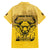 Personalized African American Buffalo Soldier Family Matching Off The Shoulder Long Sleeve Dress and Hawaiian Shirt We Can We Will - Yellow - Wonder Print Shop