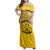 Personalized African American Buffalo Soldier Family Matching Off Shoulder Maxi Dress and Hawaiian Shirt We Can We Will - Yellow - Wonder Print Shop