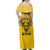Personalized African American Buffalo Soldier Family Matching Off Shoulder Maxi Dress and Hawaiian Shirt We Can We Will - Yellow - Wonder Print Shop