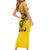 Personalized African American Buffalo Soldier Family Matching Short Sleeve Bodycon Dress and Hawaiian Shirt We Can We Will - Yellow - Wonder Print Shop