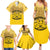 Personalized African American Buffalo Soldier Family Matching Summer Maxi Dress and Hawaiian Shirt We Can We Will - Yellow - Wonder Print Shop