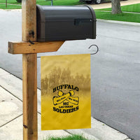 African American Buffalo Soldier Garden Flag We Can We Will - Yellow - Wonder Print Shop