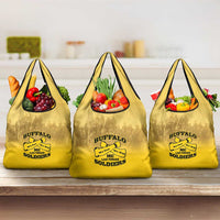 African American Buffalo Soldier Grocery Bag We Can We Will - Yellow - Wonder Print Shop