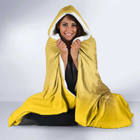 African American Buffalo Soldier Hooded Blanket We Can We Will - Yellow - Wonder Print Shop