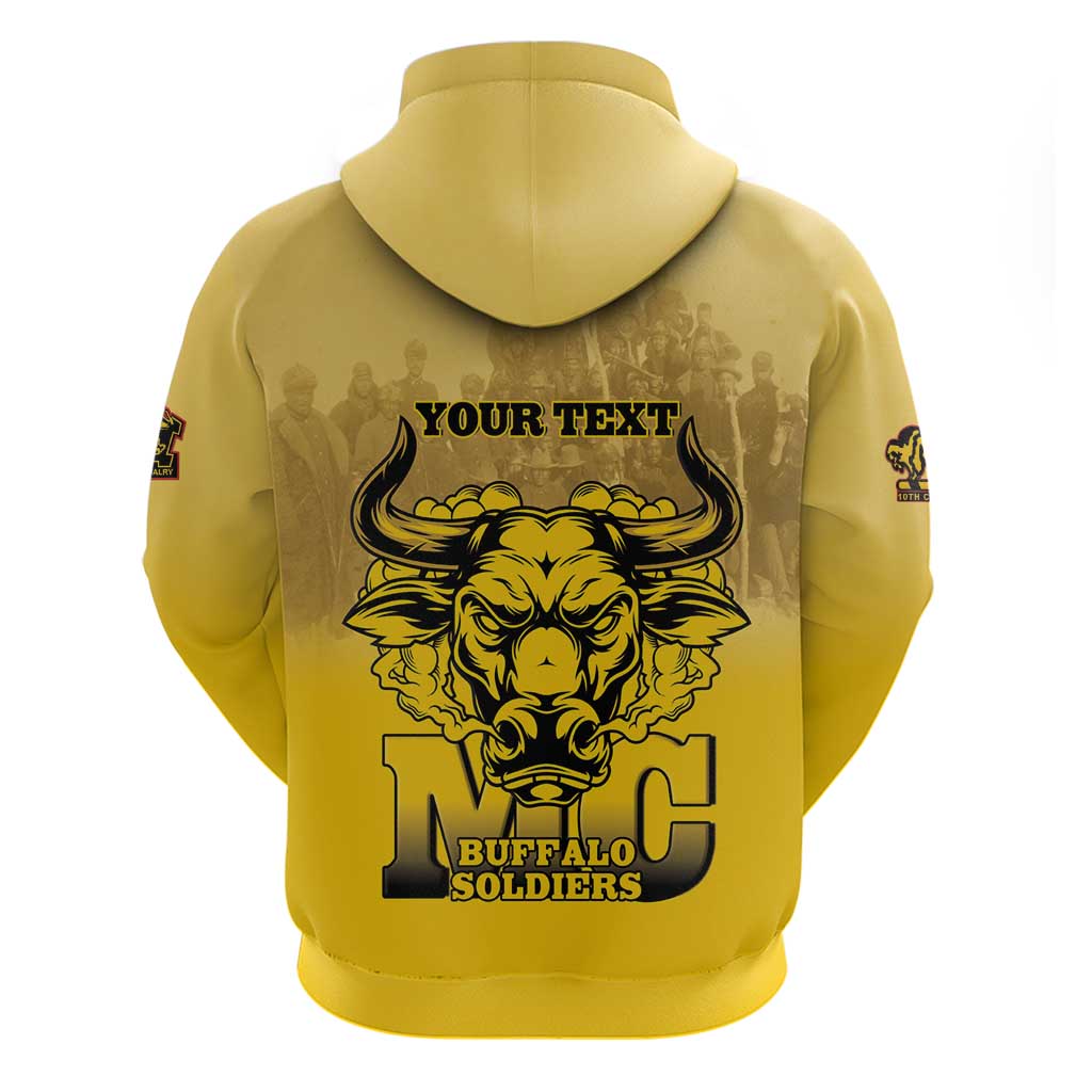 Personalized African American Buffalo Soldier Hoodie We Can We Will - Yellow - Wonder Print Shop
