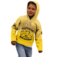 Personalized African American Buffalo Soldier Kid Hoodie We Can We Will - Yellow - Wonder Print Shop