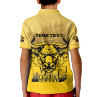 Personalized African American Buffalo Soldier Kid Polo Shirt We Can We Will - Yellow - Wonder Print Shop