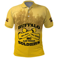 Personalized African American Buffalo Soldier Polo Shirt We Can We Will - Yellow - Wonder Print Shop