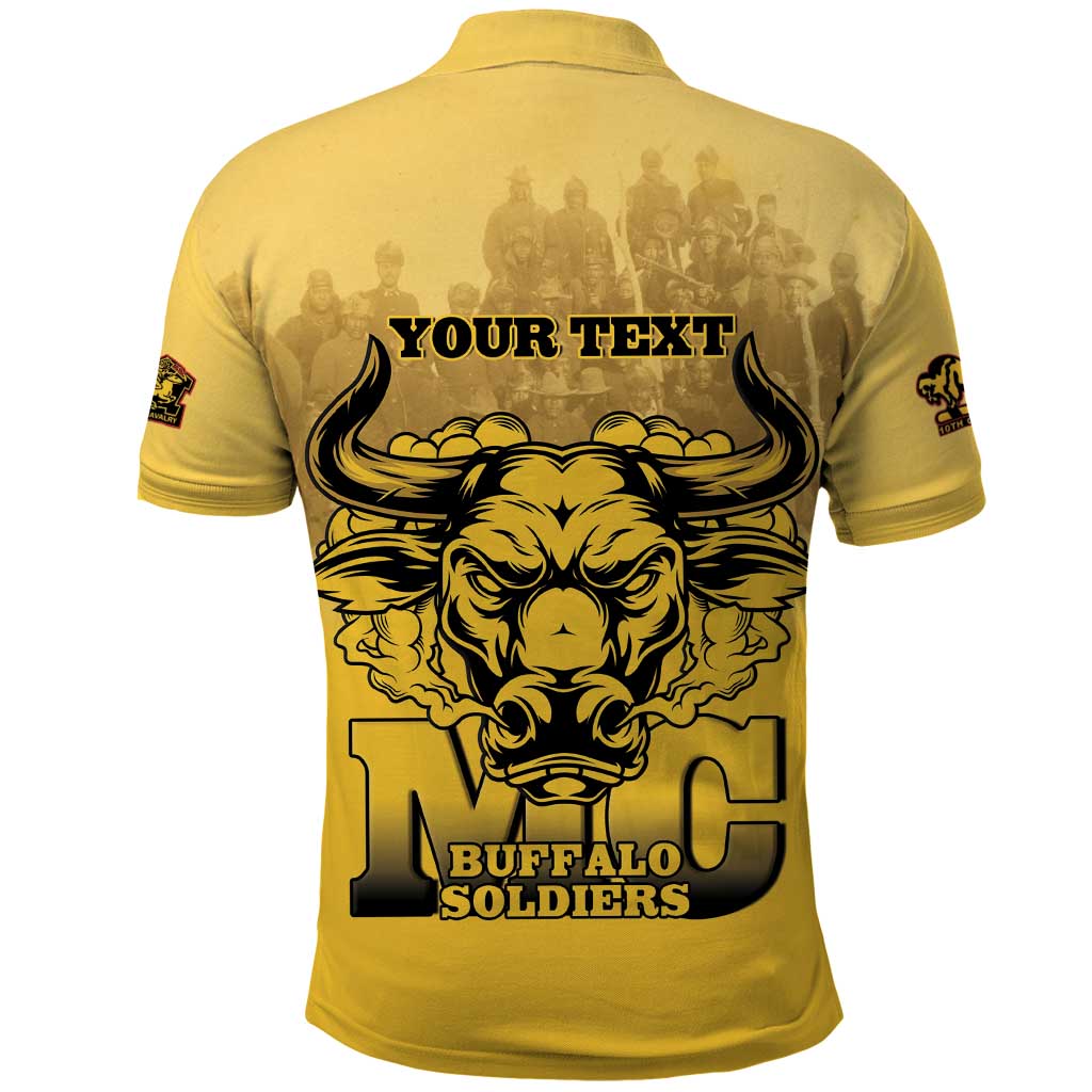 Personalized African American Buffalo Soldier Polo Shirt We Can We Will - Yellow - Wonder Print Shop