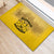 African American Buffalo Soldier Rubber Doormat We Can We Will - Yellow - Wonder Print Shop