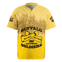 Personalized African American Buffalo Soldier Rugby Jersey We Can We Will - Yellow - Wonder Print Shop