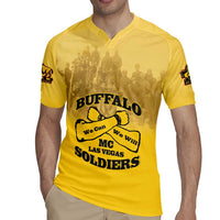 Personalized African American Buffalo Soldier Rugby Jersey We Can We Will - Yellow - Wonder Print Shop