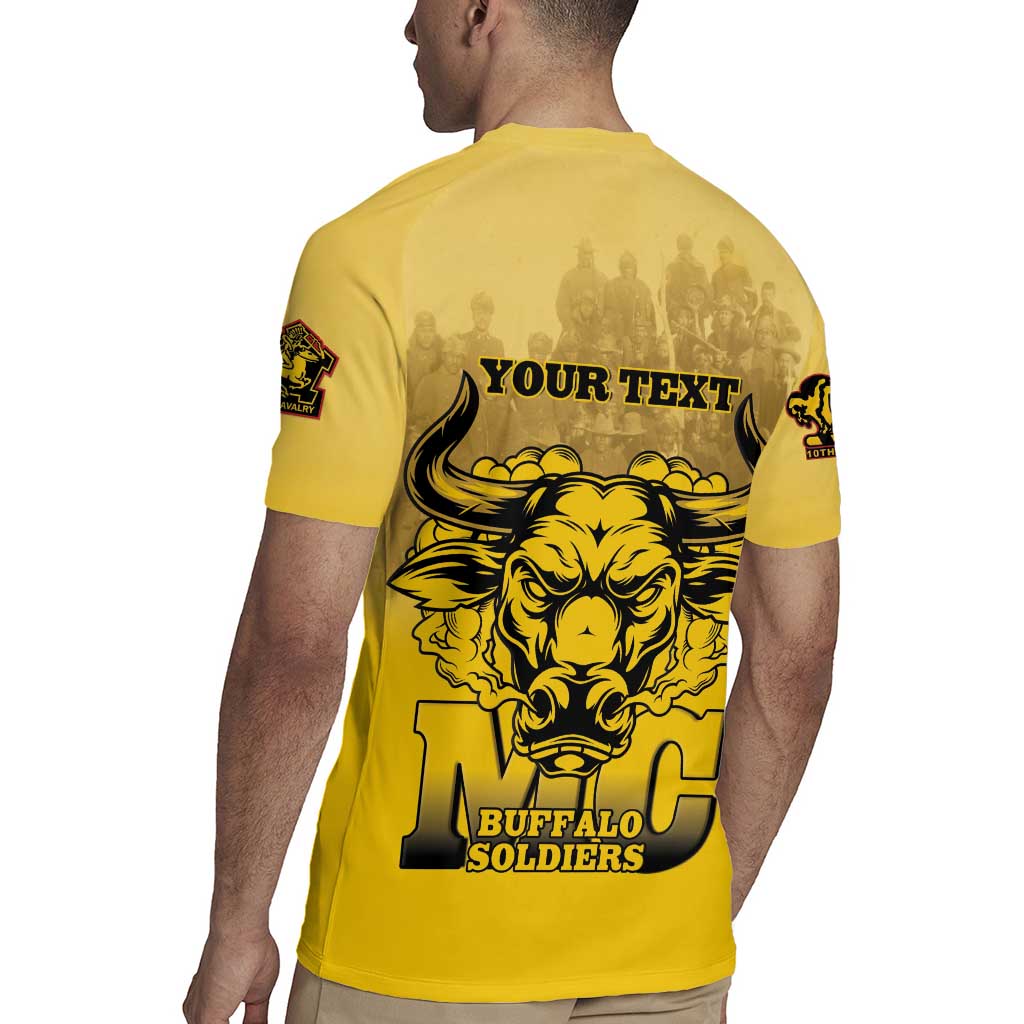 Personalized African American Buffalo Soldier Rugby Jersey We Can We Will - Yellow - Wonder Print Shop